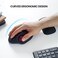 Perixx11568 Perimice717 Wireless Trackball Mouse Buildin 134 Inch Trackball with Pointing Feature 5 Programmable Buttons 2 DPI Level Black