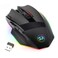 Redragon M801 Wireless Gaming Mouse RGB Gaming Mouse with MMO 9 Programmable Macro Editing Buttons UP 16000 Adjustable DPI Rapid Fire Button for Game WindowsPC Wireless Black