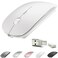 KLO Rechargeable Bluetooth 5230TypeCUSB24G Mouse for MacBookMacBook airProiPad Wireless Mouse for LaptopNotebookpciPadChromebook White