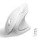 Perixx PERIMICE713W Wireless Ergonomic Vertical Mouse 24G Spec with USB Receiver OnOff Switch 6 Buttons Right Handed Design White