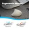Perixx PERIMICE713W Wireless Ergonomic Vertical Mouse 24G Spec with USB Receiver OnOff Switch 6 Buttons Right Handed Design White