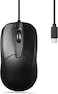 Perixx PERIMICE209C USB Type C Wired Optical Mouse 59 Ft Cable 1000 DPI Black 11994