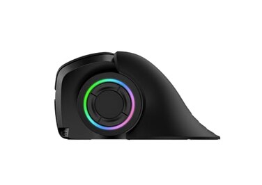 MOJO-HOME MOJO Master Grip Rechargeable Silent Vertical Mouse BluetoothWireless Ergonomic Mouse wAdjustable Sensitivity and Quiet Buttons Custom Software