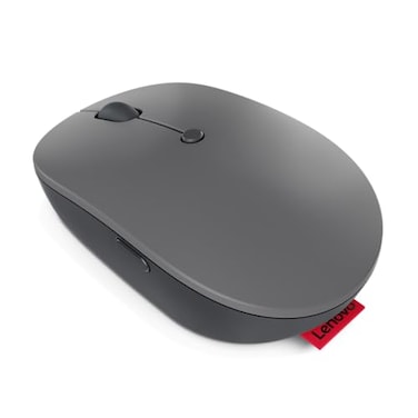 Lenovo Go USBC Essential Wireless Mouse 24 GHz Nano USBC Receiver Adjustable DPI Rechargeable Battery Ambidextrous GY51C21210 Grey
