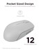 Lenovo 300 Wireless Mouse Computer Mouse for PC Laptop with Windows Ambidextrous Design 24 GHz Nano USB Receiver 12 Month Battery Life