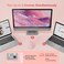 MICROPACK Digitally Yours Micropack Wireless Bluetooth Mouse Ergonomic Vertical for Laptop MacBook PC Tablet Rechargeable Silent Click MultiDevice 3Mode 24G Adjustable DPI Compatible with Windows Andr