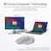 Rapoo MT760 MultiDevice Wireless Mouse Bluetooth 50 and 24G MultiMode Connection Up to 4 Devices 11 Programmable Buttons 4K DPI 90 Days Battery Life PC Light Grey