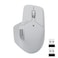 Rapoo MT760 MultiDevice Wireless Mouse Bluetooth 50 and 24G MultiMode Connection Up to 4 Devices 11 Programmable Buttons 4K DPI 90 Days Battery Life PC Light Grey