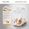 FMOUSE Transparent Wireless Mouse TriMode Bluetooth 51 24GHz USBA USBC Receiver Silent Rechargeable RGB 3 Devices for MacBook Laptop iPad PC Warm Minimal Cream