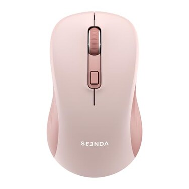 seenda Bluetooth Wireless Mouse Bluetooth 24G USB Dual Mode Quiet Clicks 1600 DPI Smooth Tracking Ergonomic Design 24Months Battery Life Portable Mouse for LaptopMacIpadPCTabletPink