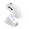 FIRSTBLOOD ONLY GAME. AJ179PRO PAW3395 26000 DPI Gaming Mouse 8000Hz Polling Rate 58g UltraLight TriMode 24GWiredBluetooth 52 Magnetic RGB Charging Dock Ergonomic RightHand Design White