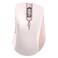 RAPIQUE Bluetooth Wireless Mouse Dual Bluetooth 24 GHz USB Receiver Ergonomic Design Quiet Clicks Low Power MultiDevice Compatibility for MacBook Laptop Computer iPad AirPro Pink