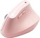 J-Tech Digital JTech Digital Wireless Mouse Vertical Ergonomic Mouse with 24G Wireless Bluetooth for 3 MultiDevice Function Adjustable DPI Modes Compatible with PC Mac Laptop Pink