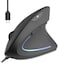 Perixx PERIMICE513C Wired Vertical USBC Mouse 6 Buttons Adjustable 10001600 DPI RightHanded 59ft Cable Black