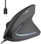 Perixx PERIMICE513C Wired Vertical USBC Mouse 6 Buttons Adjustable 10001600 DPI RightHanded 59ft Cable Black