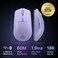 SteelSeries Rival 3 Wireless Gen 2 Gaming Mouse 24GHz and Bluetooth 18000 DPI TrueMove Air Optical Sensor 60 Million Click Durability LightWeight 100 PTFE Feet Lavender