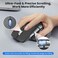 CITLLA Wireless Bluetooth Mouse Ergonomic Rechargeable Silent Mouse with MultiDevice Adjustable DPI Flying Scroll Thumb Wheel Bluetooth Mice for Laptop Computer Tablet Smartphone Black