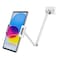 BEWISER Adjustable Tablet Wall Mount Holder Swivel 360 Rotating Compatible with 47129 inch Devices HighGrade Aluminium Alloy White