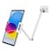 BEWISER Adjustable Tablet Wall Mount Holder Swivel 360 Rotating Compatible with 47129 inch Devices HighGrade Aluminium Alloy White