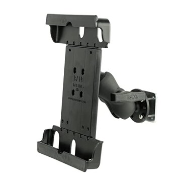 RAM MOUNTS DrillDown Dashboard Tablet Mount with Backing Plate TabTite Holder for 9105 Tablets with Case C Size 15 Ball Arm for Vehicle Workstation RAM101B2TAB20U