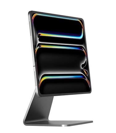 BongBingBoo High Stability iPad Pro Stand Magnetic Adjustable Holder Mount for Apple iPad Air 13 iPad Pro 129 3rd4th5th6th Gen Grey