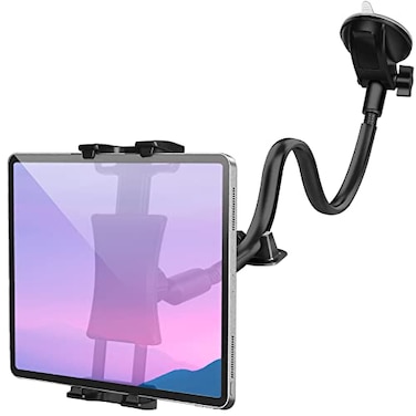 Xishwon Car Dashboard Windshield Tablet Mount 13 Long Arm Gooseneck 360 Flexible Window Suction Cup Holder for Truck SUV for iPad Pro 1291110597AirMini 6 5 4 Galaxy 47129 TabPhone