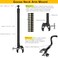 Mippko Tablet Holder for TreadmillEllipticalSpin BikePelotonIndoor CycleGooseneck Arm Super Crab Clamp Mount Compitable with 47129 iPadNexusLG G PadseReaderSwitchiPhone