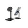 Phichy Adjustable Magnetic Stands adapted for Mobile Phones Foldable Cell Phone Holder for Desk Viewing and Recording