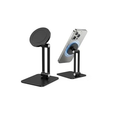 Phichy Adjustable Magnetic Stands adapted for Mobile Phones Foldable Cell Phone Holder for Desk Viewing and Recording