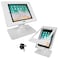 Pyle Anti Theft Tablet Security Stand Table Mount Desktop Ipad Kiosk Stand wLock and Key Mechanism 90 Rotate 75 Tilt iPad iPad Air iPad Pro Samsung Galaxy Tab A 2021 PSPADLK18 White