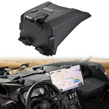 SAUTVS Electronic Device Tablet Phone Holder for CanAm Maverick X3 20172026 Accessories X3 Electronic Device Mounts with Storage Box Organizer Tray Replace 715002874