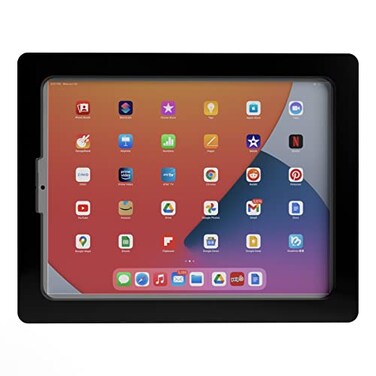 TABcare AntiTheft Acrylic VESA Enclosure for Apple iPad Pro 129 2018 2020 2021 with Free Wall Mount Kit 90Degree Angle USB C Cable iPad Pro 129 345 Black