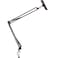 OHITEC Heavy Duty PhoneTablet Metal Holder Universal Mobile Cell Smartphone Mount Lazy Bracket 360 Rotation Gooseneck Clamp Stand Flexible Long Arm for 411 Inch Devices Black 2Section