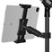 Peastrex Ipad Holder for Mic Stand Tablet Phone Holder Micophone Music Stand Mount Adjustable Rotatabe with Super Handle Clamp for iPad Pro 129 Air Mini Android 4 to 135inch iPhones and Tablets