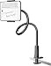 PlsHugek Gooseneck Kindle Tablet Holder Stand Adjustable Arm Mount for Reading in Bed Hands Free Kindle Paperwhite Accessories for iPhone iPadTablet Switch