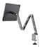 KU XIU Magnetic Wireless Charging Stand for iPad Pro 11 M4 2024 Foldable Adjustable Arm Mount with 2M Cable Aluminum Alloy Tablet Holder for Desk