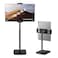 tounee Height Adjustable Tablet Stand 35lb 16kg Max Support Up to 18 Tall Slim Portable Monitors Stand Compatible with iPad Pro 129 Surface Pro All 47156 Devices Black