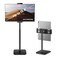 tounee Height Adjustable Tablet Stand 35lb 16kg Max Support Up to 18 Tall Slim Portable Monitors Stand Compatible with iPad Pro 129 Surface Pro All 47156 Devices Black