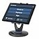 MAX SMART Heavy Base Tablet Stand for POS Desk Ultra Stable No Wobble When Tapping 360 Rotation with Handle Ergonomic EyeLevel Viewing for iPad Tablets