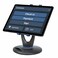 MAX SMART Heavy Base Tablet Stand for POS Desk Ultra Stable No Wobble When Tapping 360 Rotation with Handle Ergonomic EyeLevel Viewing for iPad Tablets