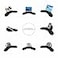 OKATOPGEAKO MultiAngle Tablet Sofa Holder Pad Pillow Stand for iPad AiriPad Universal PhoneTablet Pillow Stands and Holders Used on Bed Car Desk Lap Sofa for iPads Tablets Smartphone MagazinesBlack