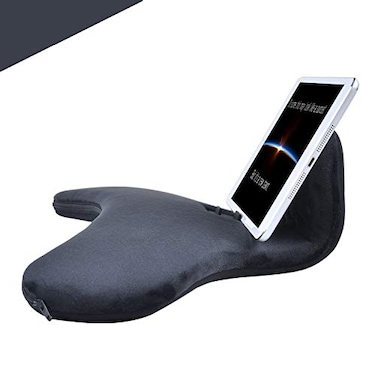 OKATOPGEAKO MultiAngle Tablet Sofa Holder Pad Pillow Stand for iPad AiriPad Universal PhoneTablet Pillow Stands and Holders Used on Bed Car Desk Lap Sofa for iPads Tablets Smartphone MagazinesBlack