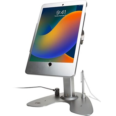 CTA Digital Dual Kiosk Stand CTA Dual Security Kiosk Stand with Locking Case and Cable for iPad 7th 8th 9th Gen 102 PADASK10