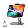 Stouchi 129 iPad Stand 360 Swivel Base Tablet Holder for iPad Pro Surface Pro Adjustable Desk Mount Holder for POS Kiosk Fits 414 Tablets Grey