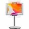CTA Digital Desktop Tablet Stand CTA Adjustable Desktop Tablet Stand with Sturdy Weighted Metal Base and 360Degree Rotation Headpiece Compatible with Smartphones and Tablets 47 129 Inches PADHADTS