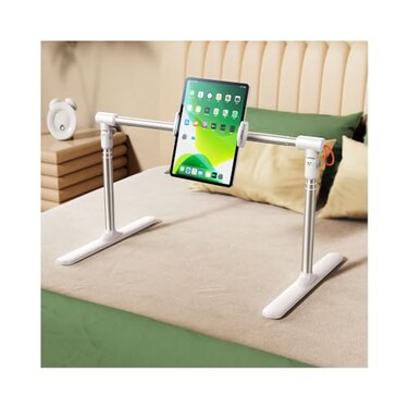 Moxamo Lazy tablet holder no need to install lazy mobile phone holder at the bedside retractable lifting mobile phone tablet holder suitable for 47129in mobile phones and tablets for beds sofas