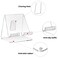 Kamehame Acrylic Desk Tablet Stand Clear iPad Galaxy Tab Stand 413 inches