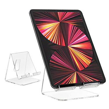 Kamehame Acrylic Desk Tablet Stand Clear iPad Galaxy Tab Stand 413 inches