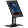 Mount-It! MountIt iPad Kiosk Stand AntiTheft Locking Countertop Enclosure 360 Rotating Base Retail POS Checkin Stand for iPad Pro iPad Air Gen 711 A16 Black