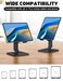 OCYCLONE iPad Stand for Desk Adjustable Foldable Tablet Stand Holder for iPad Accessories Display Stand PC Office Accessories Black